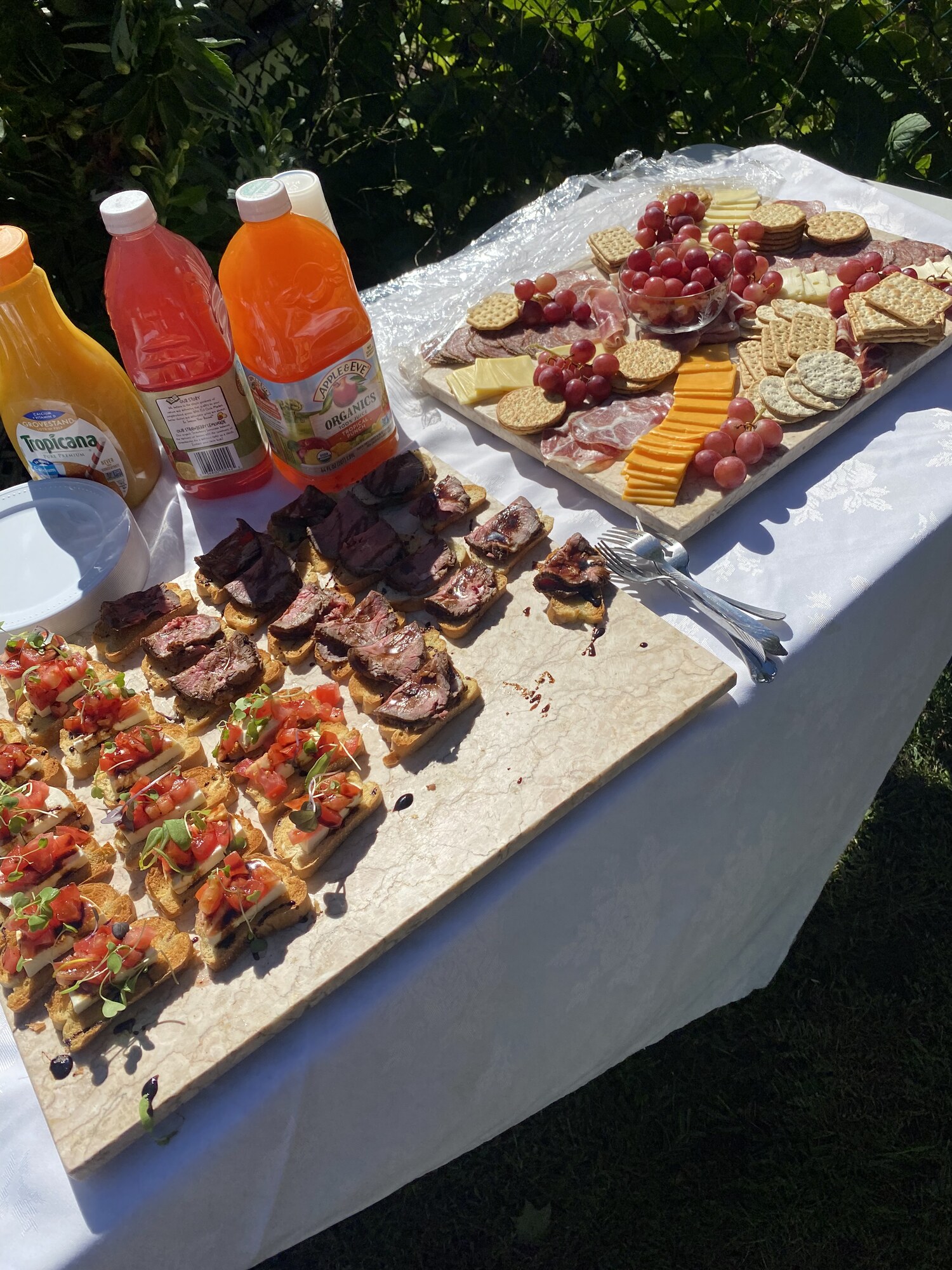 Garden Catering Spread